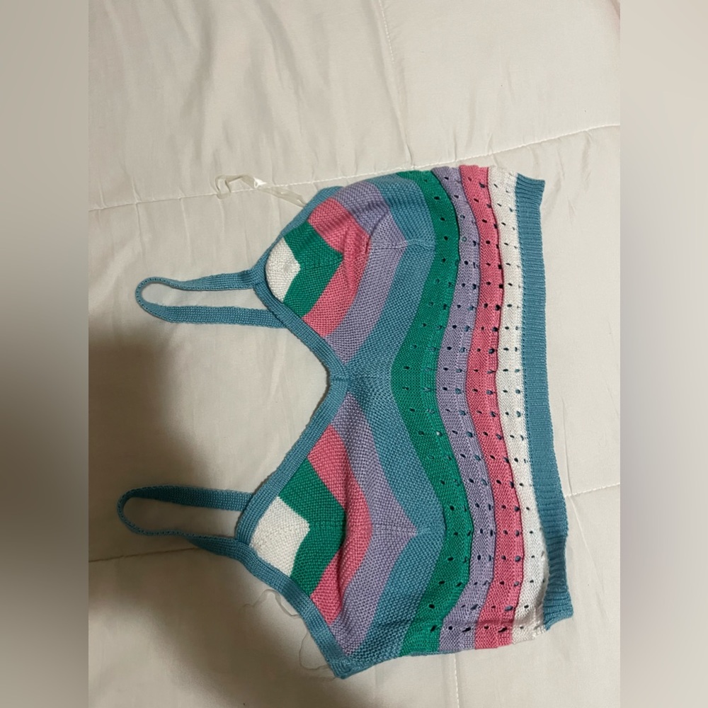 Colorful crop top